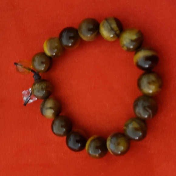 Tigers eye elastic bracelet - Picture 3 of 6